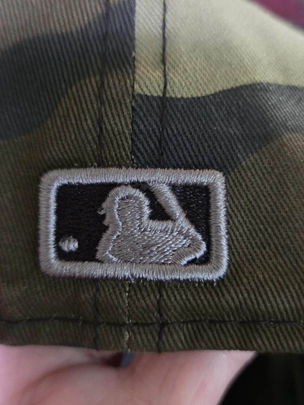 59Fifty Huston Astros METAL H& ⭐️ Emblem Camo Hat 7.3/4" NWOT - Picture 4 of 8